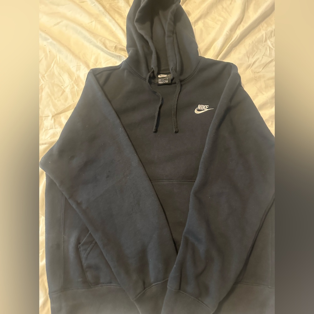 Nike Dark Blue Hoodie with Logo